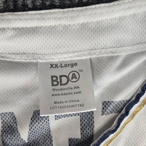 San Diego Padres Jersey Mens 2XL White MLB Baseball Trevor Hoffman Hall of Fame - Picture 3 of 14